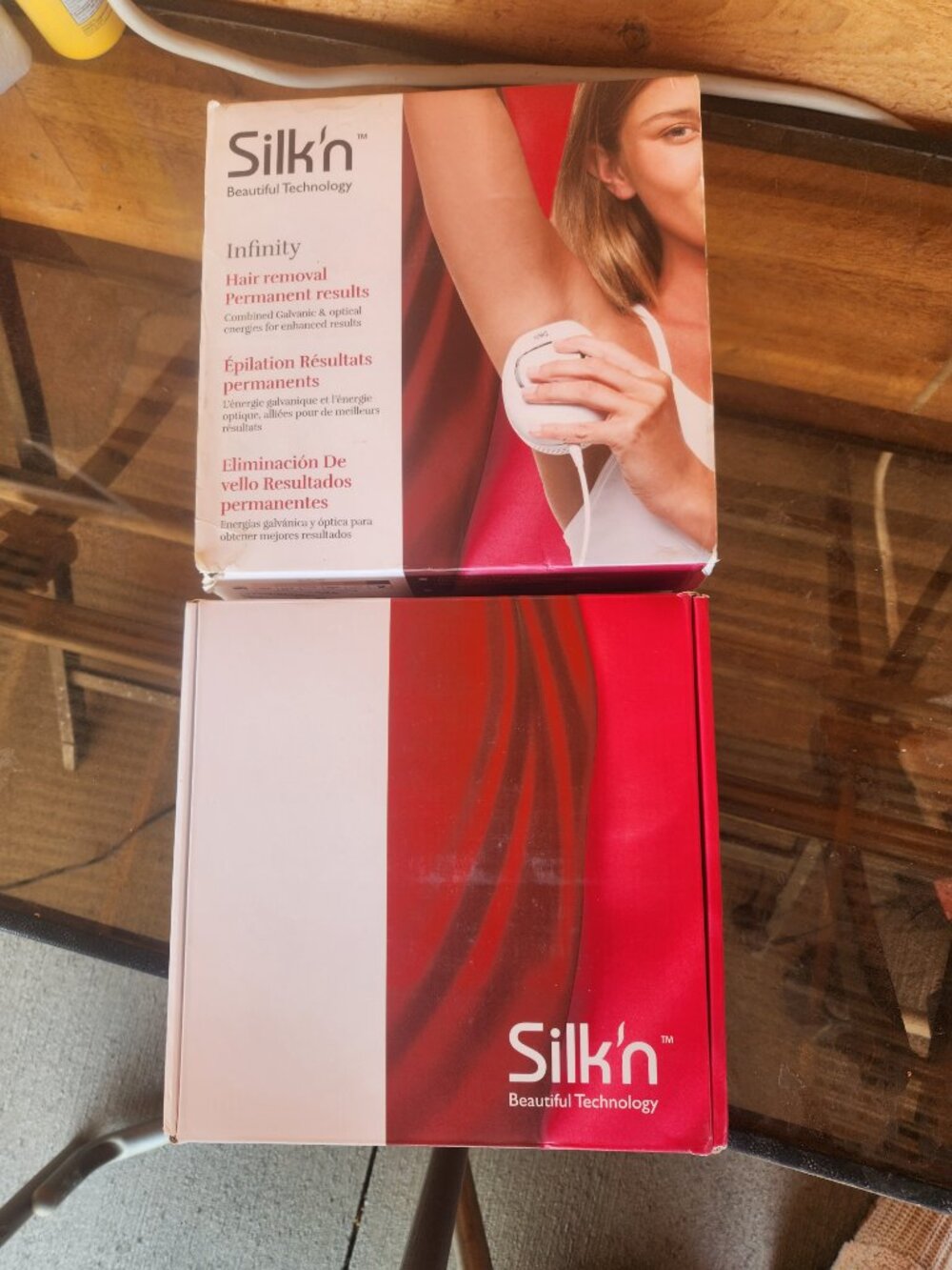 Silk'n Infinity Laser Hair Removal Device H3102, Case & Charger